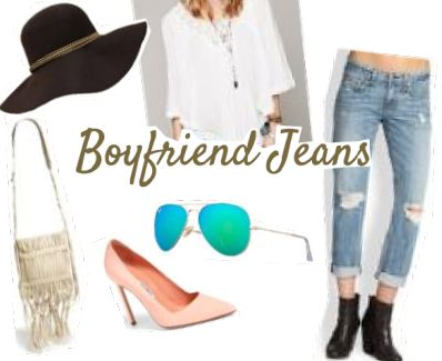 A Casual Chic Boyfriend Jeans Look for Spring