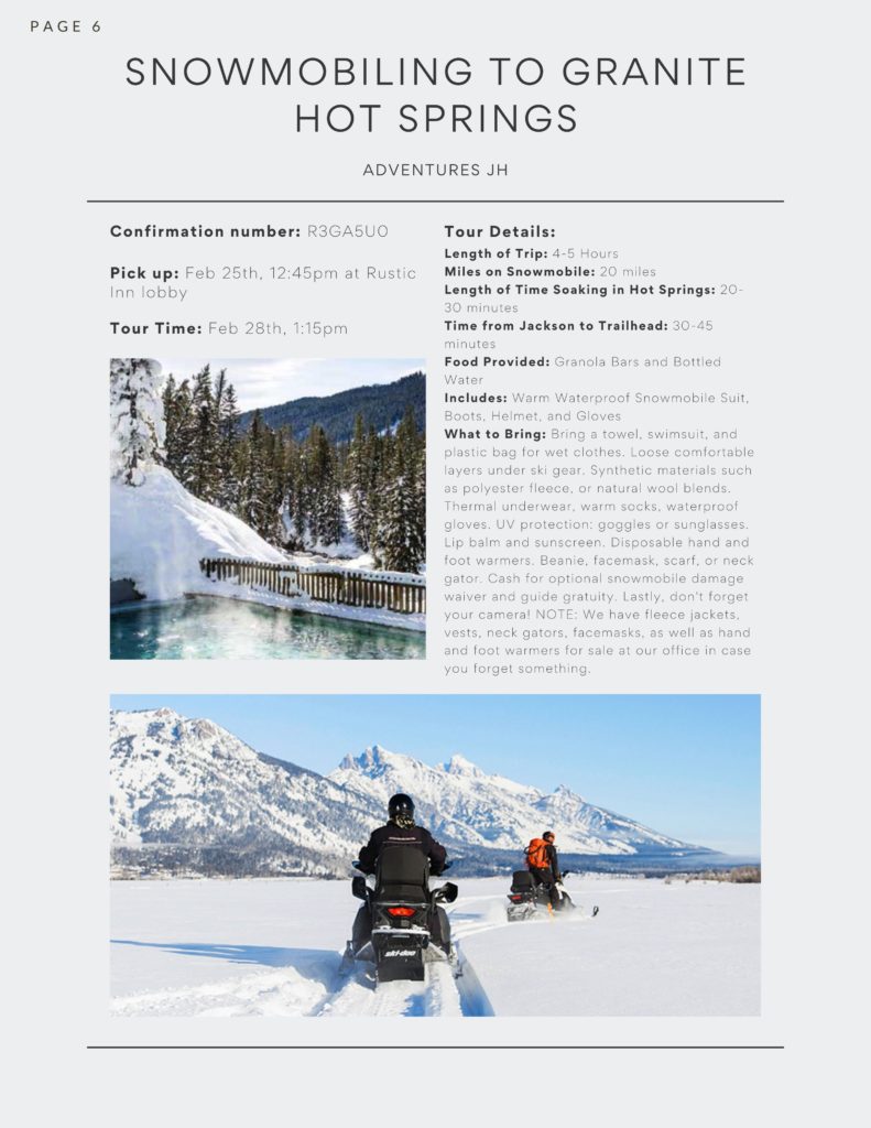 Jackson Hole Wyoming Winter Travel Itinerary for Adventurers